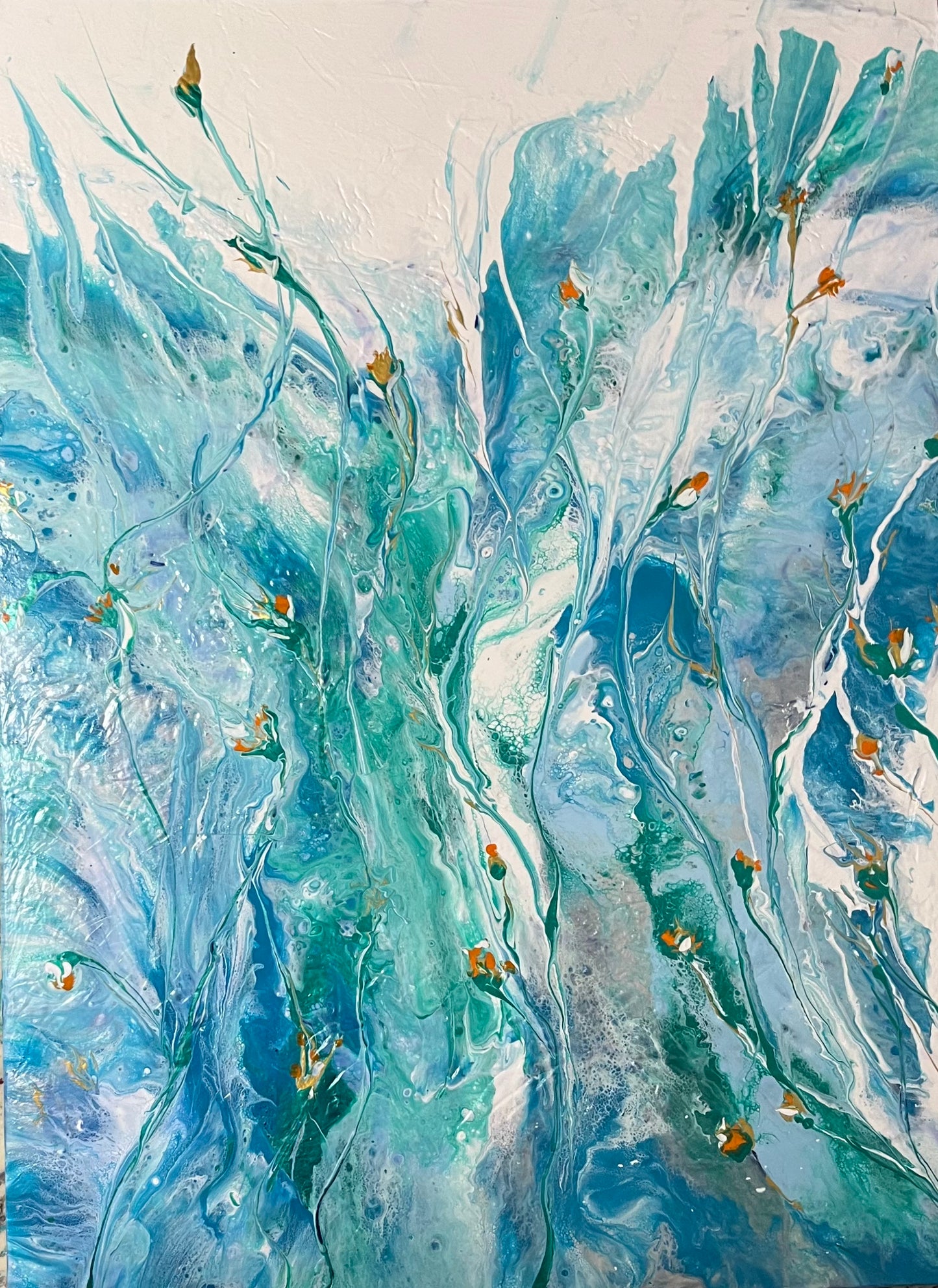 Fleurs bleues